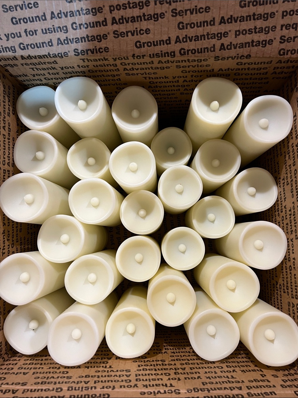 Waterproof Outdoor Flameless Candles, Battery Operated Flickering LED Candles